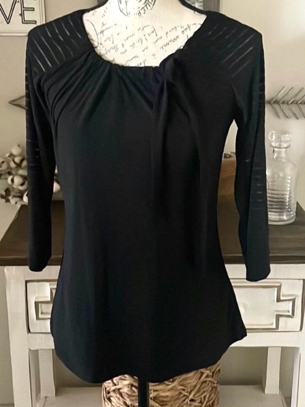 SMALL Black Atelier 29 Blouse NWT